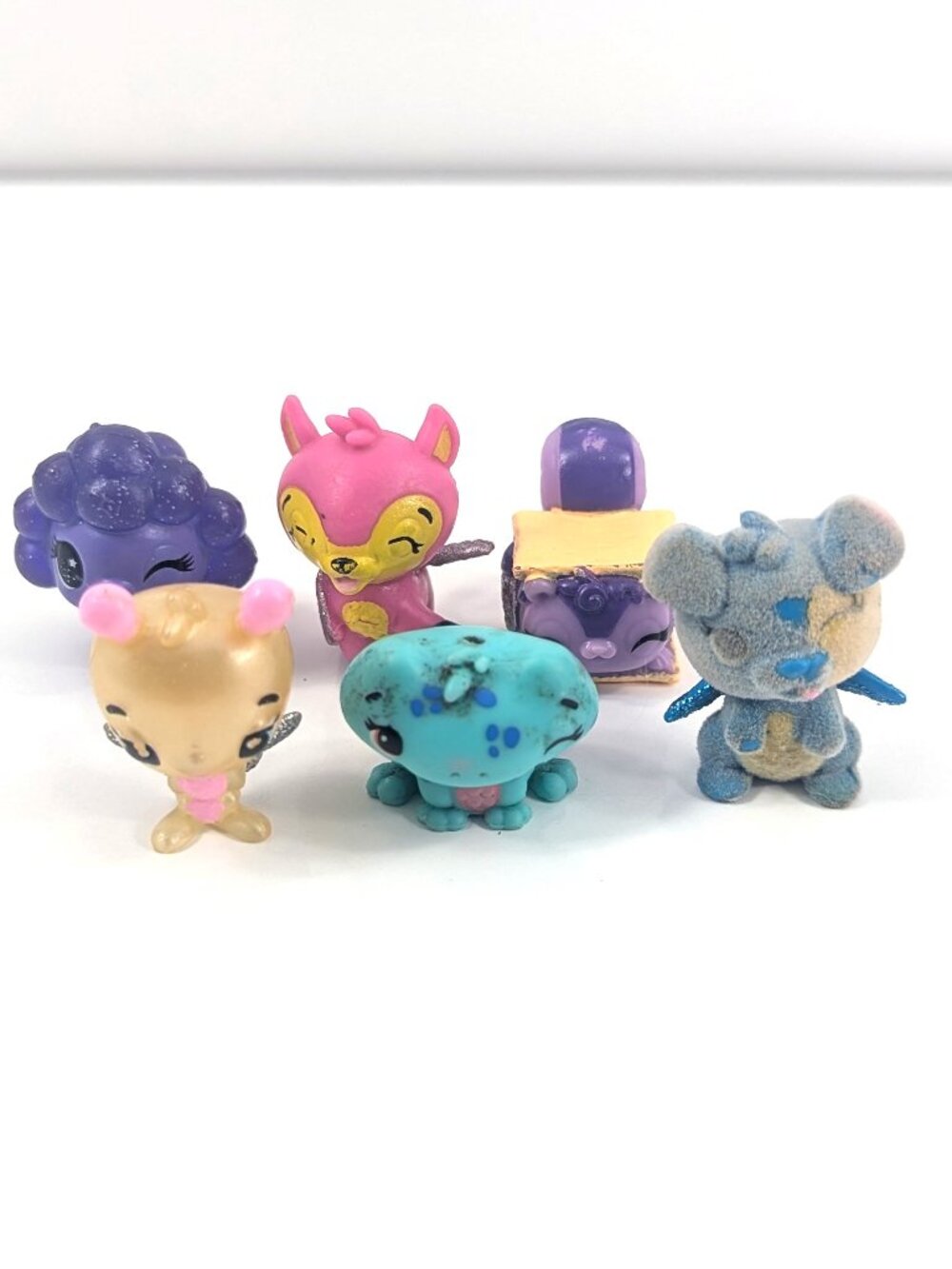 Lot of six Hatchimals CollEGGtibles figures with Bubblegum Poodledee